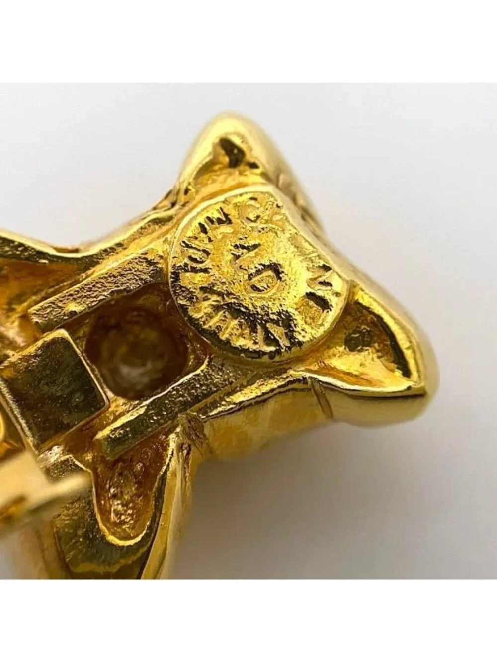 Celine Earrings Gold Triomphe - Picture 5 of 8